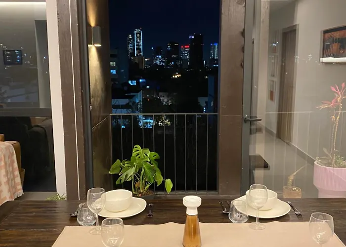 Departamento En La Roma Trendy Apartment